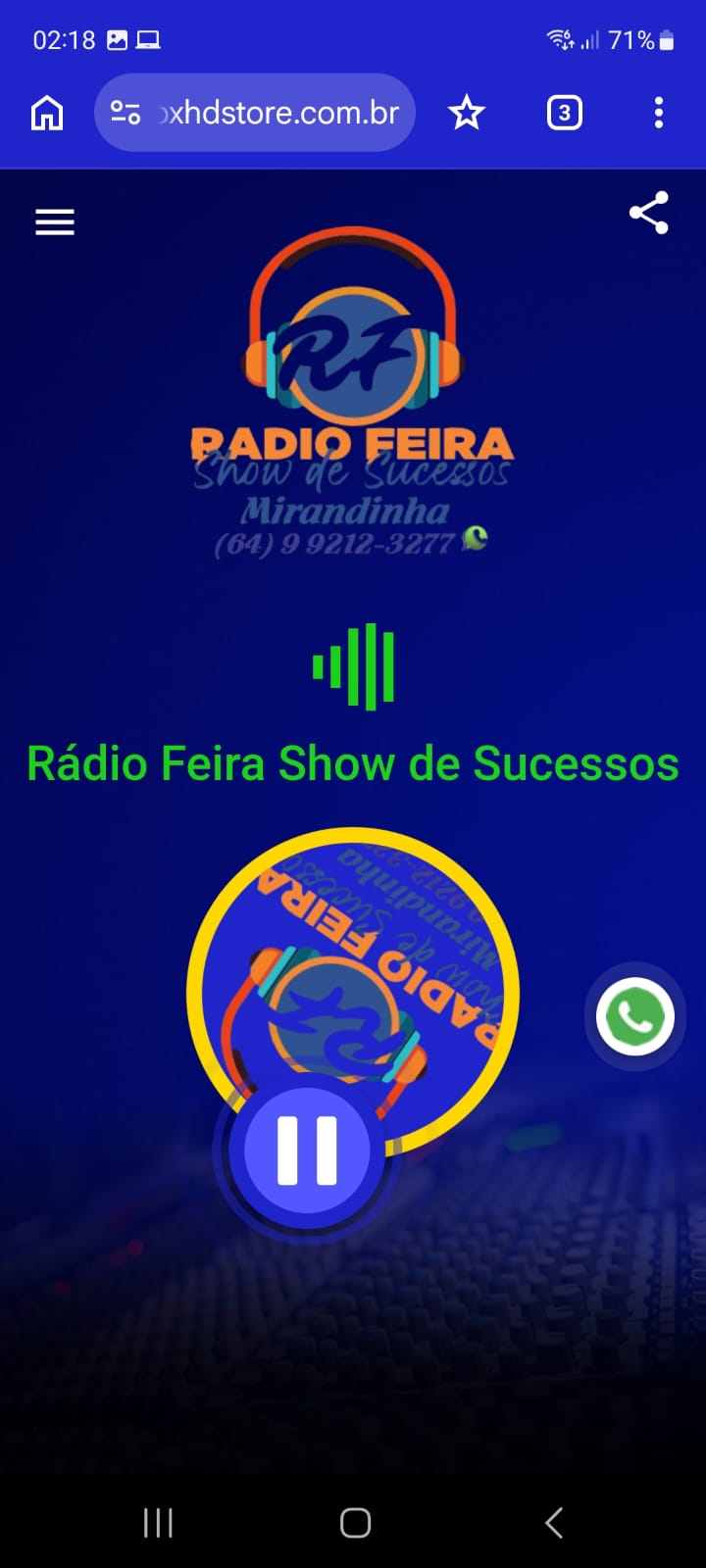 Baixe Nosso Aplicativo Vox HD